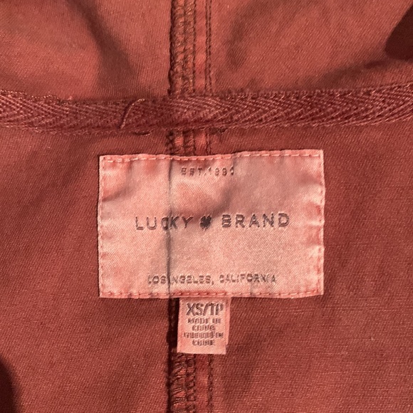 Lucky Brand zip-up jacket sz x-small - Picture 6 of 10